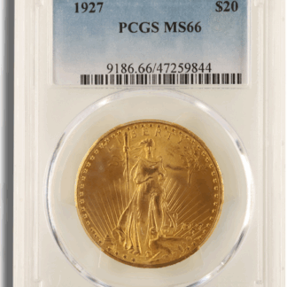 $20 Gold Saint-Gaudens Double Eagle - PCGS MS66